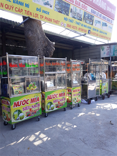 Mẫu xe nước mía mới